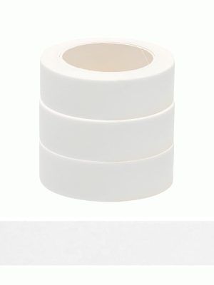 Solid White Basic Washi Tape for Journaling & Packaging
