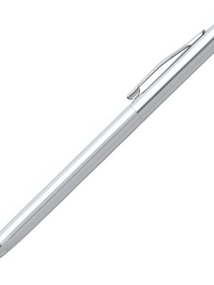 Classic chrome-plated pen with smooth writing and refillable ink