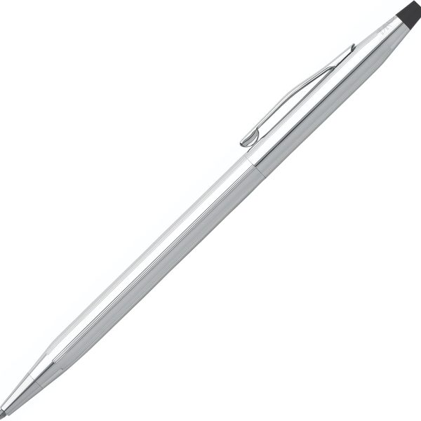 Classic chrome-plated pen with smooth writing and refillable ink