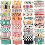 55-Roll Festive Bohemian-Style Washi Tape Set